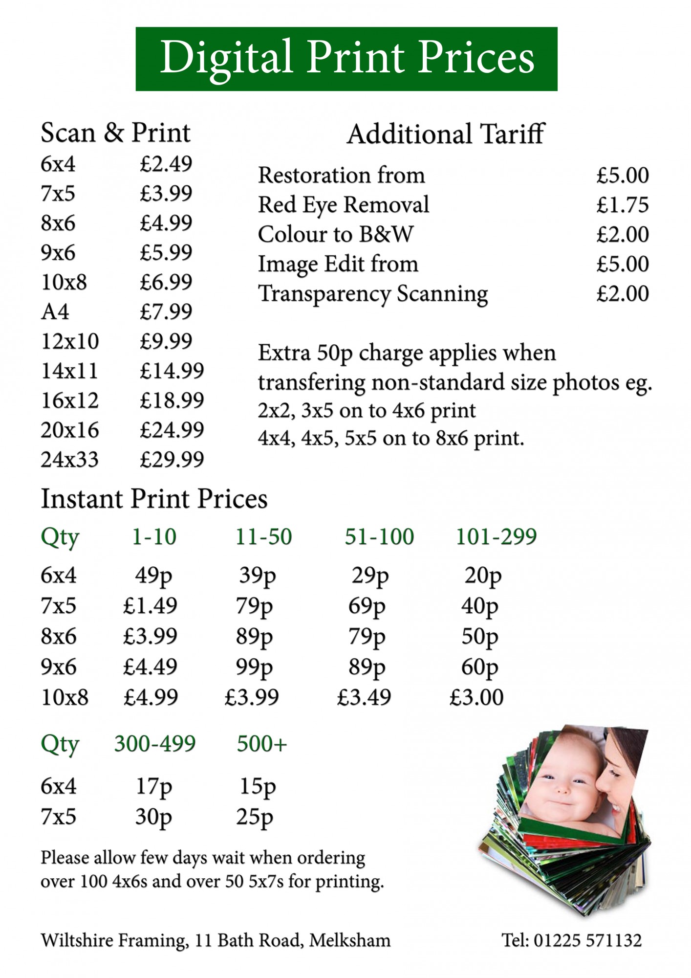 Prices